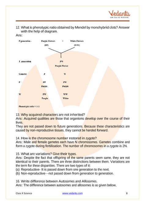 CBSE Class 10 Science - Chapter 8 - How do Organisms Reproduce ...