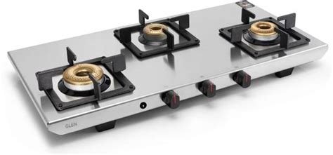 Glen Ultra Tuff Stainless Steel Gas Stove | Forged Brass Burner | ISI ...