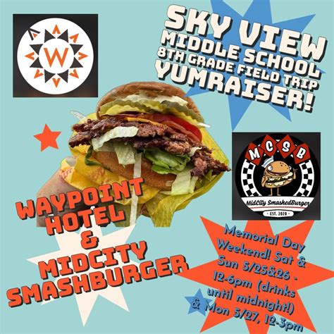 Yumraiser for 8th Grade Send-off, Waypoint Hotel Bend, 25 May to 27 May ...
