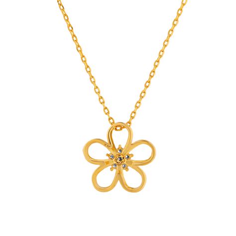 Amara Bloom Lab-Grown Diamond Pendant – VOYLLA