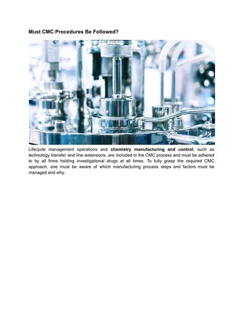 PPT - Chemistry Manufacturing and Controls or CMC.docx PowerPoint ...