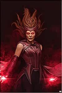 Midnight Works Scarlet Witch Wanda Maximoff Poster 18 x 12 inch 300 GSM ...