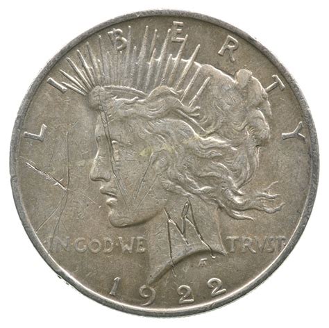 Early - 1922 Peace Silver Dollar - 90% US Coin | Property Room