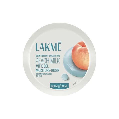 LAKMÉ Peach Milk Vit E Gel Moisturizer, Lightweight Gel to Hydrate Skin ...