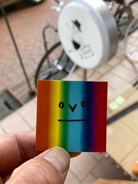 Rainbow DEPOT-kun 20th Anniversary Sticker | DEPOT HAPPY GOODS STORE