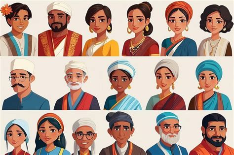 Vector avatar illustrations | Premium AI-generated image