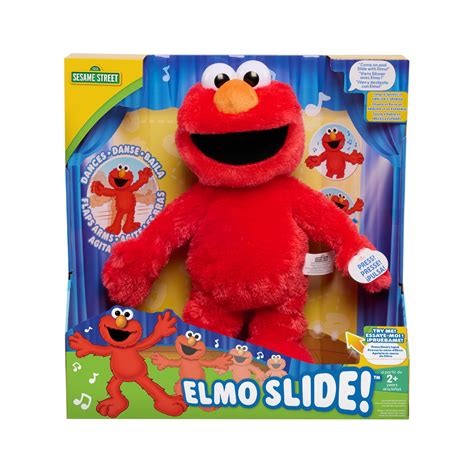 Sesame Street Elmo Slide Plush, Kids Toys for Ages 2 up - Walmart.com