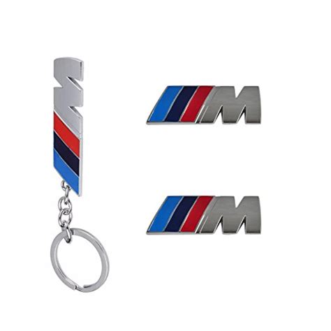 Buy RTR Worldwide Set of 2 BMW M Emblem Side Fender Badges | (ABS) BMW ...