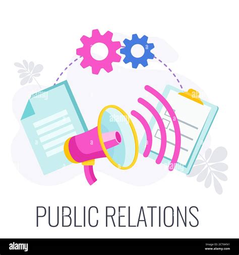 Public Relation Icon. Strategy, management and marketing Stock Vector ...