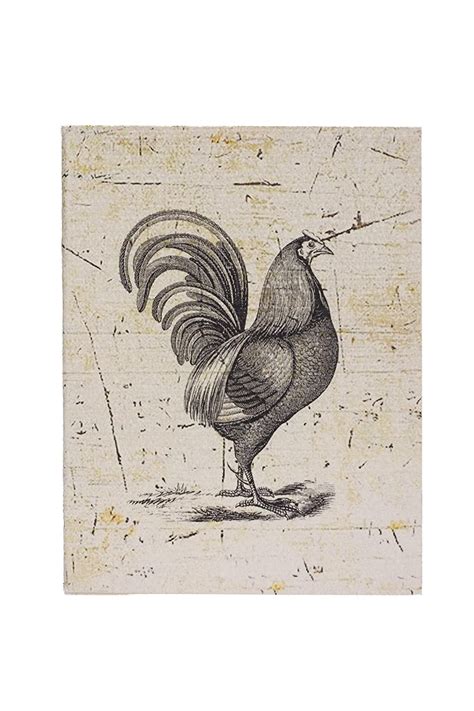 Handmade Pocket Diary,Rooster Art, Eco-Friendly, Acid-Free Handmade ...