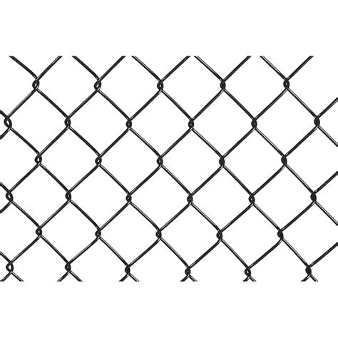 Merchants Metals 4-ft H x 50-ft W 9 -Gauge Black Galvanized steel Chain ...