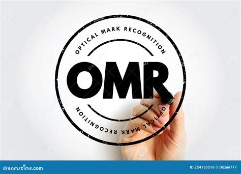 OMR Optical Mark Recognition - Process of Reading Information that ...