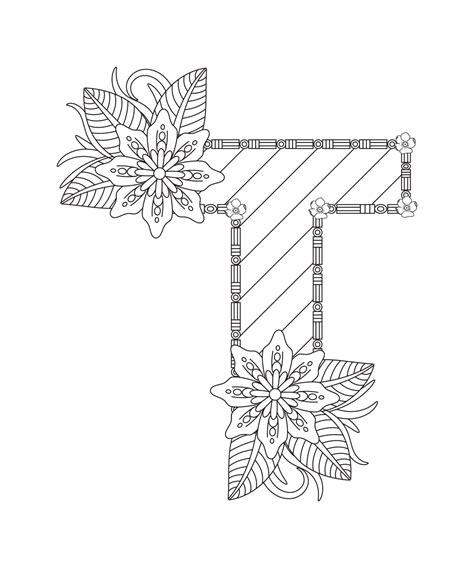 Free Letter T Coloring Pages