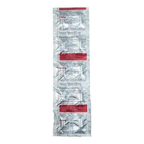 Farobact 300 ER - Strip of 10 Tablets : Amazon.in: Health & Personal Care