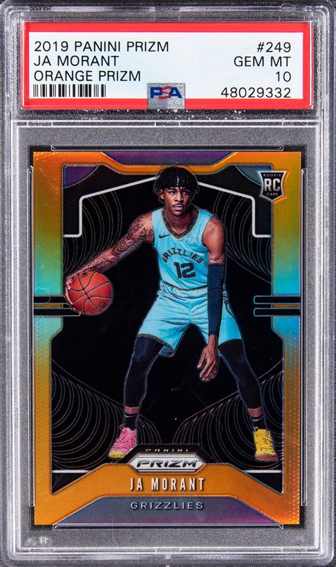 Ja Morant 2019 Prizm #249 Orange /49 Price Guide - Sports Card Investor