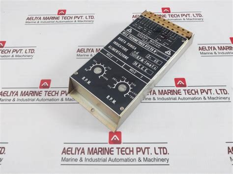 Grandi Motori Rt2/2S Tachometric Relay â€“ Dual Rpm Control 24 Vdc ...