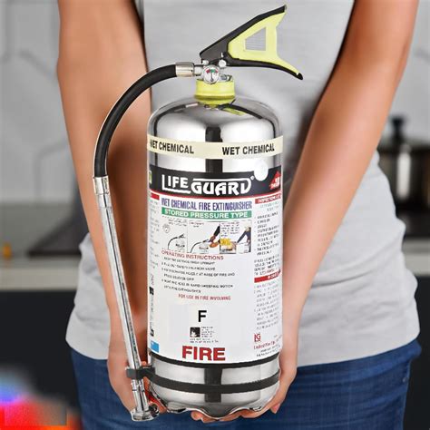 Life Guard Wet Chemical Fire Extinguisher Type 4 LTR : Amazon.in: Home ...
