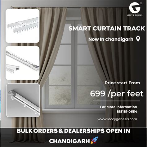 Smart Curtain Track Manufacturer in Chandigarh | Leccy & Genesis ...