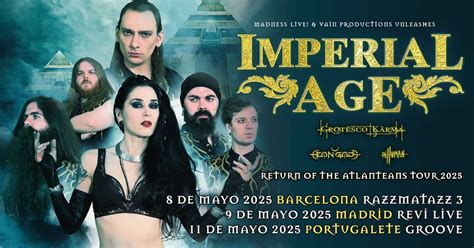 Imperial Age + Grotesco Karma + Aeon Gods + InHuman (Madrid), Revi Live ...