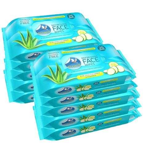 Glider Face Cleansing Wipes | Hydrating & Moisturizing Facial Wipes ...