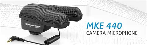 Sennheiser MKE 440 Professional Stereo Shotgun Microphone, Black (MKE ...