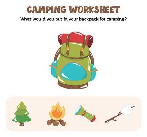 Camping Preschool Unit - 10 Free PDF Printables | Printablee