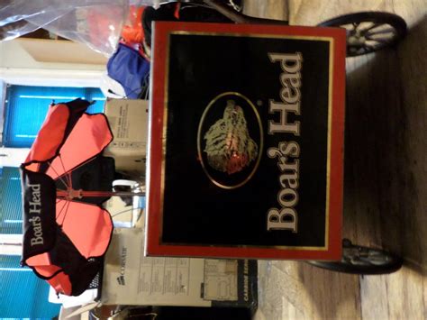 TABLETOP MINI BOAR'S HEAD HOT DOG CART | #1909627695