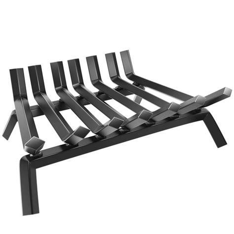 AMAGABELI GARDEN & HOME Fireplace Log Grate 30 inch Wrought Iron Fire ...