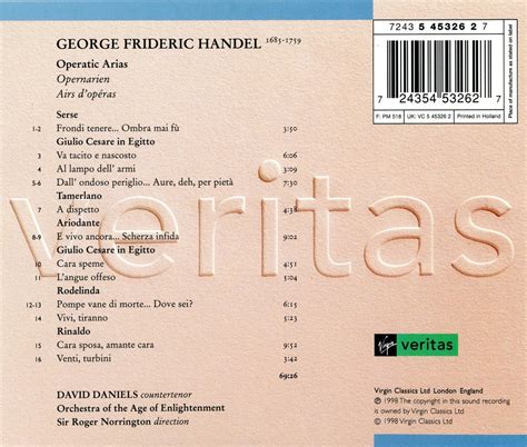 Image result for Handel Opera Arias