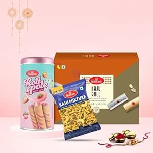 Haldiram's Festive Delight Platter | Combo of Kaju Roll 400g, Kaju ...