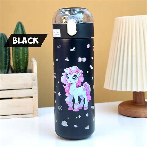 Kids Unicorn 🦄 Print Water Sipper Stainless Steel – KidKitIndia