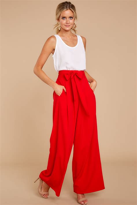 Trendy Red Pants - Chic Red Pants - Pants - $38.00 – Red Dress Boutique ...