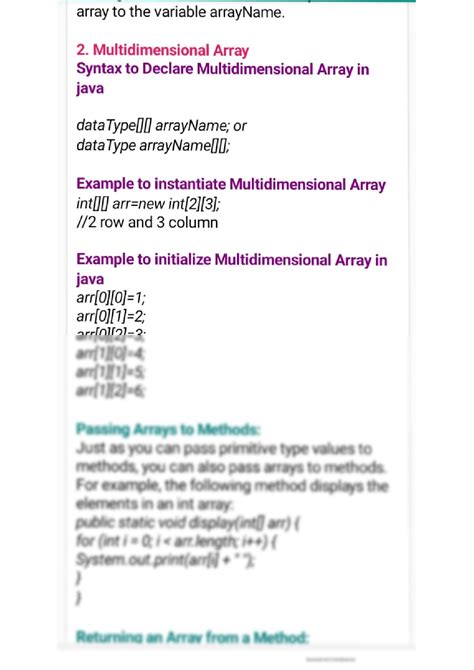 Image result for Java Array Topics