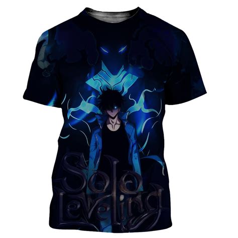 ®Solo Leveling Shadow Monarch Jin Woo T Shirt Official Merch | Solo ...