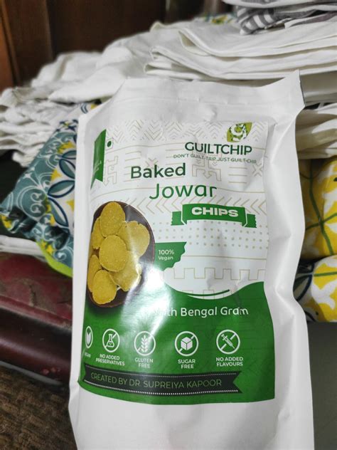 VR Organic Baked Jowar Chips with Bengal Gram | Healthy Snack | Crunchy ...
