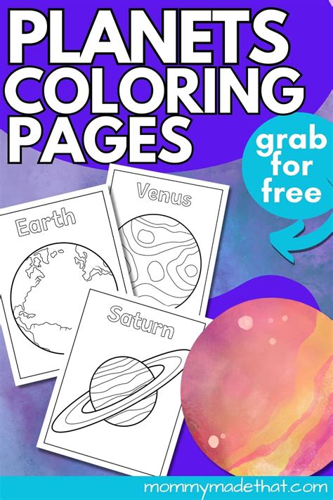 Planets Coloring Pages (Free Printables!)