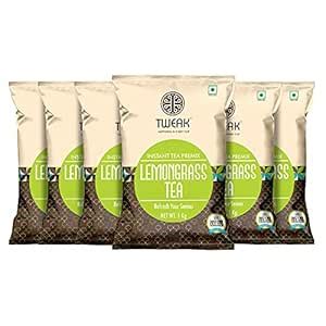 TWEAK Instant Lemongrass Tea Premix - 6 Count, 100ml per Sachet ...