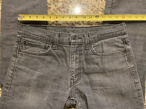 Levis 511 Mens 34 x 32 Gray Jeans Distressed Preowned… - Gem