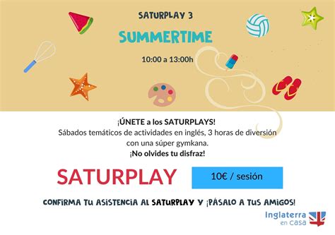 Saturplay - Sábados temáticos en Inglés para niños Nuevas Ubicaciones ...