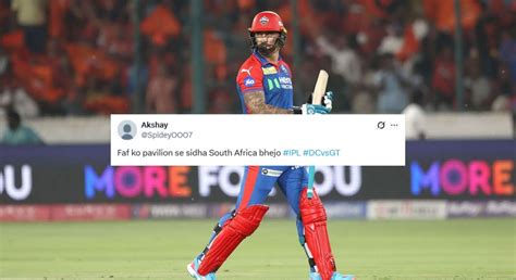 "Pavilion se sidha South Africa bhejo" - Fans fume after Faf du Plessis ...