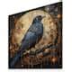 Designart "Crow Celestial Rulers I" Landscapes Print on Natural Pine ...