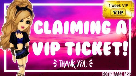 Image result for MSP VIP Ticket Code