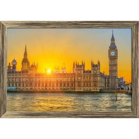 ArtzFolio Houses Of Parliament At Sunset, London, England | Premium ...