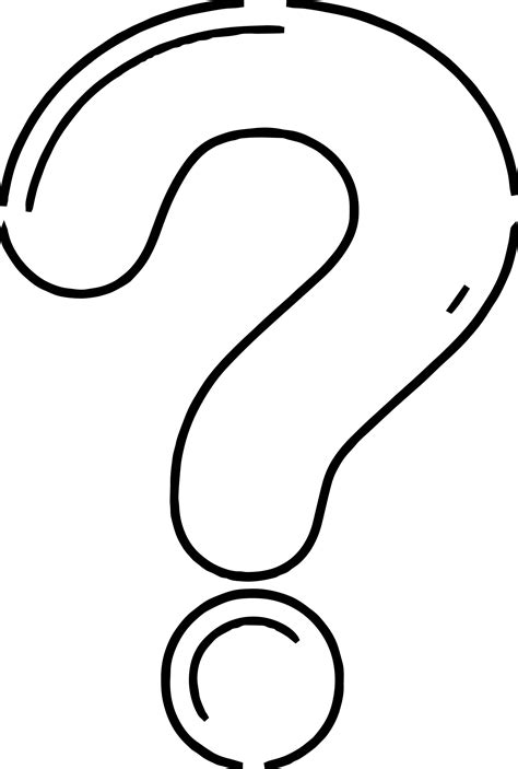 Printable Question Mark Template - Free Printable Template