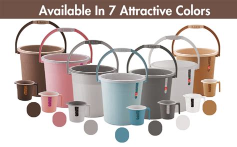 Nabhya Combo of 3 pcs Bathroom Accessories Set Plastic Bathroom Set ...