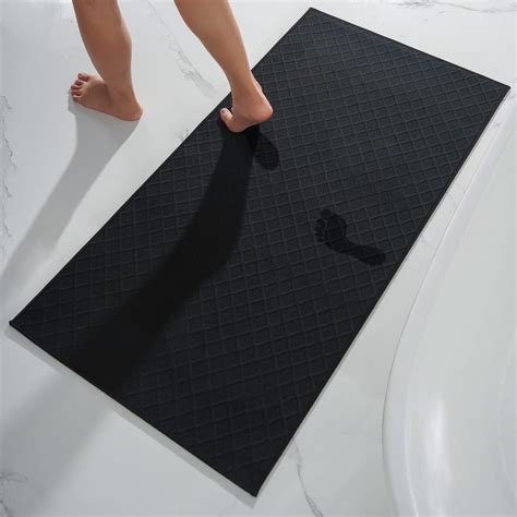 Amazon.com: AMOAMI Bath-Mat, Ultra Thin Bath Runner Rug Mat, Rubber ...