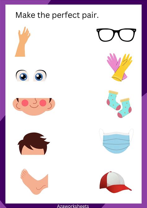 Learn about the body parts | Fun worksheets for kids, Preschool ...