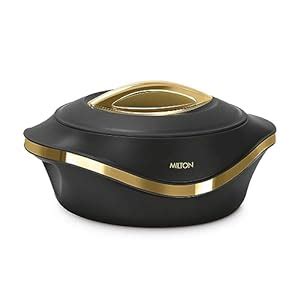 Buy MILTON Pearl 1000 Inner Stainless Steel Casserole, 860 ml, Black ...