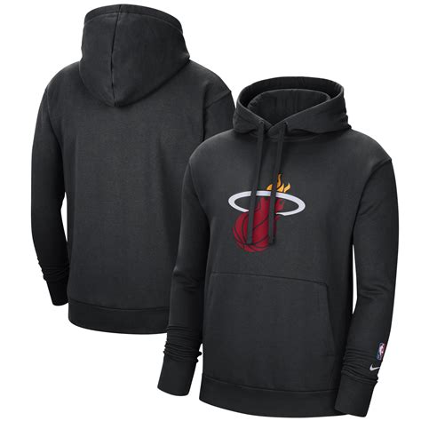 Miami Heat Nike Essential Logo Fleece Hoodie - Mens