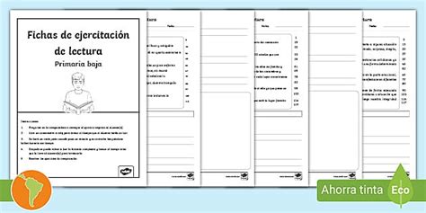 Ficha de actividad: Fichas de ejercitación de lecturas- Guía de trabajo